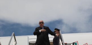 Le président de la République quitte Bari après sa participation au sommet du G7