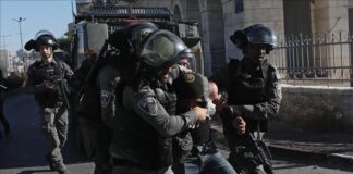 Cisjordanie occupée: 22 Palestiniens arrêtés par les forces d’occupation sionistes