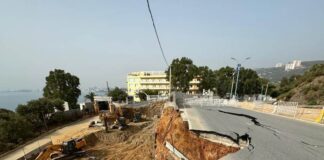 Glissement partiel à la corniche d’Annaba: Les autorités locales ordonnent l’ouverture d’une enquête