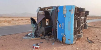 Constantine: 10 blessés dans un accident de la route à « El-Khroub »