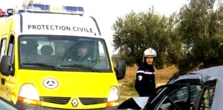 Saida: Trois morts dans un accident de la route