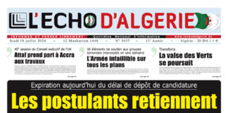 N°3637 du 18 Juillet 2024