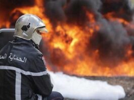 Bouira: L’usine de recyclage de pneus d’El Hachimia ravagé par un incendie