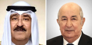 Dans leur conversation téléphonique: Tebboune accepte l’invitation de Cheikh Mechaal Al-Ahmad Al-Jaber Al-Sabah à visiter l’Etat du Koweït