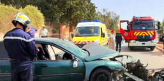 Accidents de la route: 7 morts et 462 blessés en 48 heures