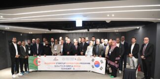 Boughali rencontre à Séoul des propriétaires de start-up algériennes participant à une session de formation