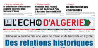 N 3722 du 28 Octobre 2024