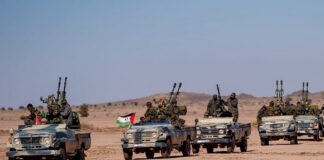 L’armée sahraouie cible des bases de l’occupation marocaine dans les régions de Chedimia et Ross Sebti