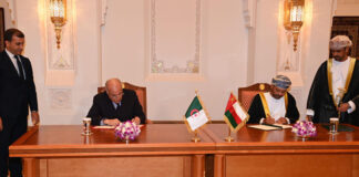 Algérie – Sultanat d’Oman: Signature de huit mémorandums d’entente