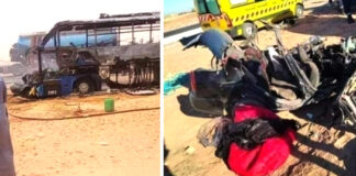 Drame à Ouargla: Onze (11) morts dans un accident de la route près de Hassi Messaoud