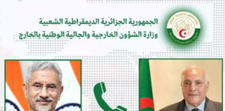 Diplomatie: Attaf reçoit un appel téléphonique de son homologue indien