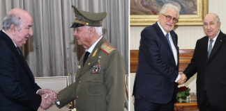 Audience: Tebboune reçoit le vice-ministre des Forces armées cubaines et le recteur de la Mosquée de Paris