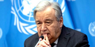 Syrie: Le secrétaire général de l’ONU, Guterres appelle à la cessation immédiate des hostilités