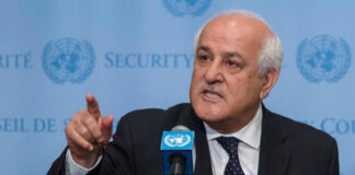 Palestine: Mansour insiste sur la mise en œuvre les résolutions de l’ONU pour mettre fin à l’occupation sioniste