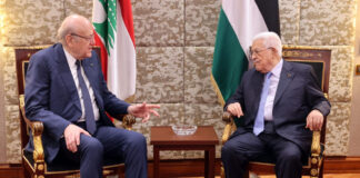 Palestine-Liban: Abbas et Mikati soulignent l’urgence d’accélérer le retrait de l’occupant sioniste de la région