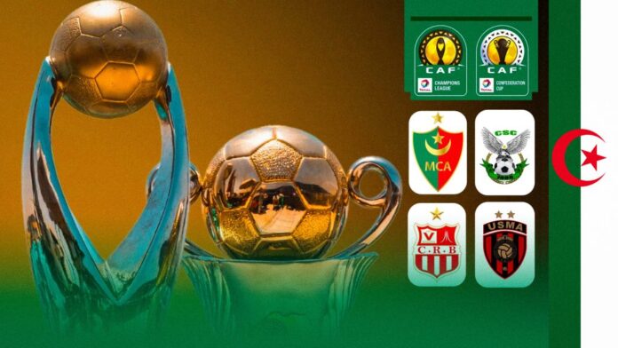 Compétitions interclubs de la CAF L'USMA, le CSC et le MC Alger en quarts, le CRB quitte la compétition