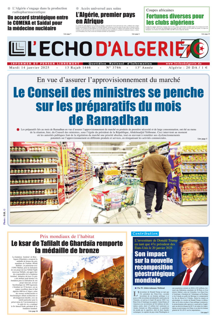 N 3786 du 14 Janvier 2025