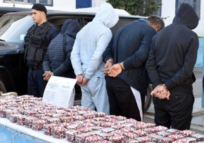 Tébessa démantèlement d'un réseau criminel et saisie de plus de 23