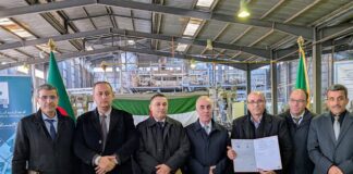 Tébessa: Remise de l’usine de transformation de verre (SOVEST)