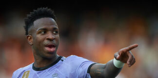 Real Madrid : Vinicius suspendu deux matches après son exclusion contre Valence