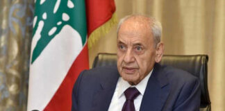 Liban: Le président du Parlement libanais, Berry déterminé à faire élire un chef d’Etat le 9 janvier