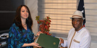 Diplomatie: Mme Mansouri reçue par le président de la République du Liberia