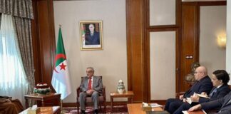 Nadir Larbaoui, reçoit l’ambassadeur du Qatar