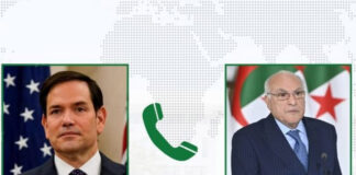 Attaf reçoit un appel du secrétaire d’État américain