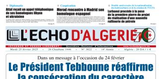 N 3822 du 25 Février 2025