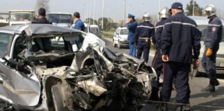 Accidents de la route: 9 morts et 337 blessés en 48 heures