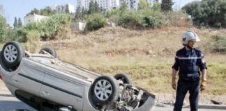 Accidents de la route: 37 morts et 1373 blessés en une semaine