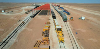 Mise en exploitation de la ligne ferroviaire Béchar-Gara Djebilet (Tindouf): 10 trains mobilisés au quotidien pour le transport des produits miniers et des voyageurs