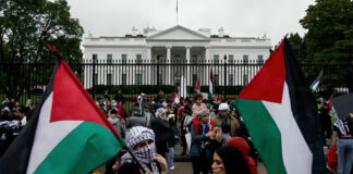 Etats-Unis: Manifestations dans plusieurs villes contre le déplacement forcé des Palestiniens de la bande Ghaza