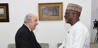 Audience: Le président de la République reçoit le ministre des Affaires étrangères de la République du Niger