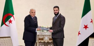 Diplomatie: Attaf reçu par Ahmed al-Charaa à Damas