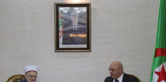 Algérie-Palestine: Rebiga reçoit l’Imam de la mosquée Al-Aqsa