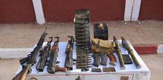 ANP (bilan hebdomadaire): 7 éléments de soutien aux groupes terroristes arrêtés et une quantité d’armes et de munitions récupérée