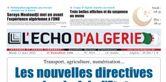 N 3834 du Mardi 11 Mars 2025