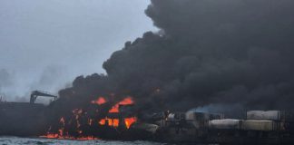 Angleterre: Collision entre un pétrolier et un cargo en mer du Nord