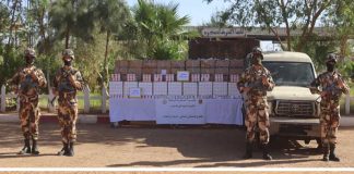 MDN (bilan hebdomadaire): Saisie de 32,58 quintaux de kif traité de et 720 548 comprimés psychotropes en provenance du Maroc