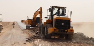 Renforcement en cours de 87 km de la RN-1 entre El-Meniaa et In-Salah