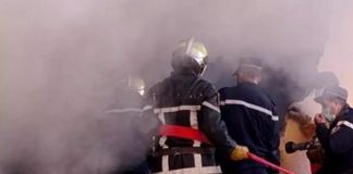 Constantine: Un marché couvert ravagé par un incendie à Ali Mendjeli