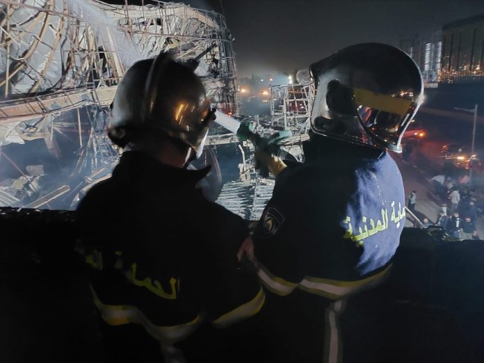 Blida un incendie maîtrisé dans un centre commercial à Meftah