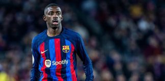 Foot (Paris SG): la blessure de Dembélé aux ischio-jambiers « évolue favorablement »