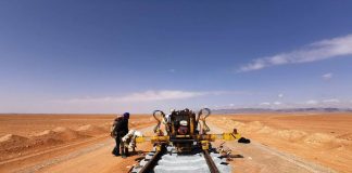 ANESRIF: Les travaux de la ligne ferroviaire Oum El Assel-Tindouf avancent à une grande cadence