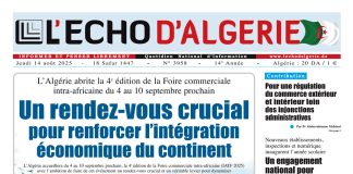 N 3958 du Jeudi 14 Août 2025