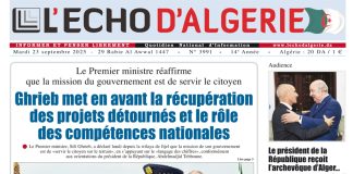 N° 3991 du Mardi 23 Septembre 2025