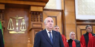 Arrivée du Président de la République au siège de la Cour suprême pour présider l’ouverture de la nouvelle année judiciaire