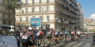 Cyclisme – Grand Prix international de la ville d’Alger: Départ de la 3e étape à partir de Bab el Oued