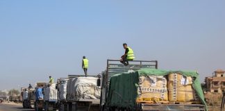 Seulement 980 camions d’aide humanitaire sont entrés à Ghaza depuis le début du cessez-le-feu